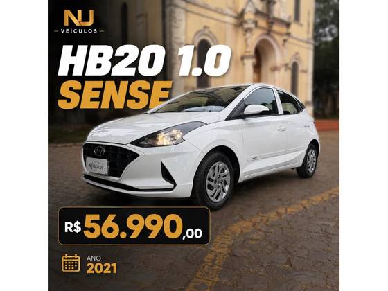 HYUNDAI HB20 1.0 12V FLEX SENSE MANUAL HYUNDAI HB20 1.0 12V FLEX SENSE MANUAL